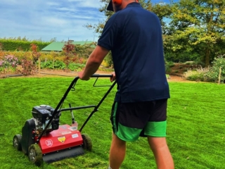 Lawn mowing by Total Lawn Solutions